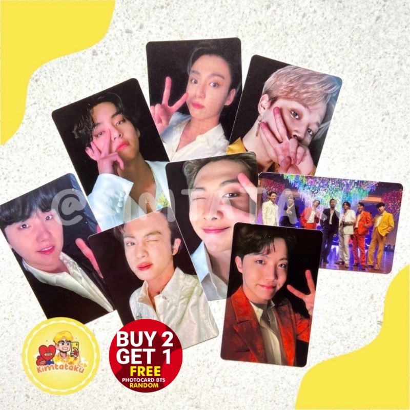 BTS unofficial photocard BE Deluxe M2U SOUNDWAVE taehyung jungkook