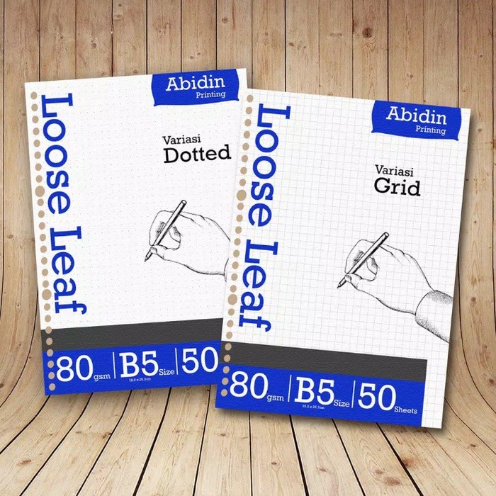

kertas- kertas isi binder loose leaf b5 80 gsm polos/line/grid/dotted - polos b5 -kertas.