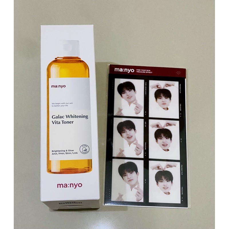 Manyo Photostrip Jeongwoo + Galac Whitening Vita Toner