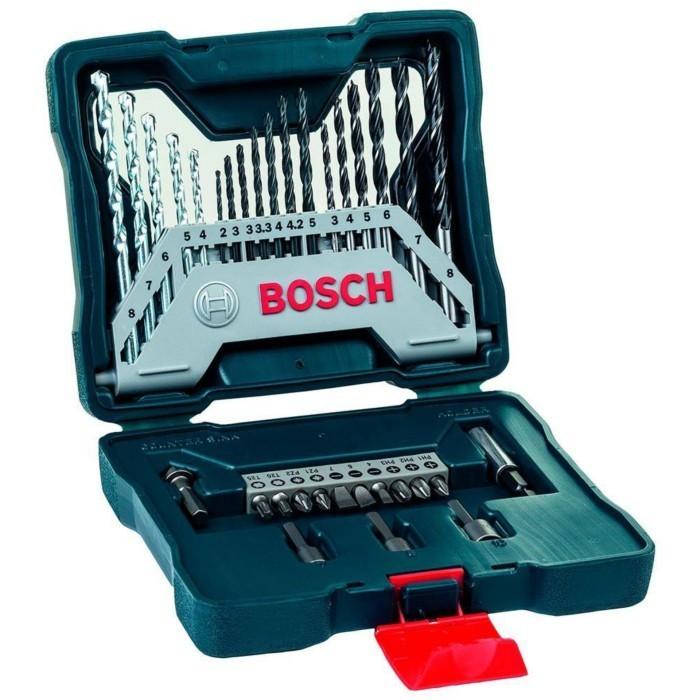 Mata Obeng | Promo!!! Mata Bor + Mata Obeng Variasi Set 33Pcs X-Line Original Bosch