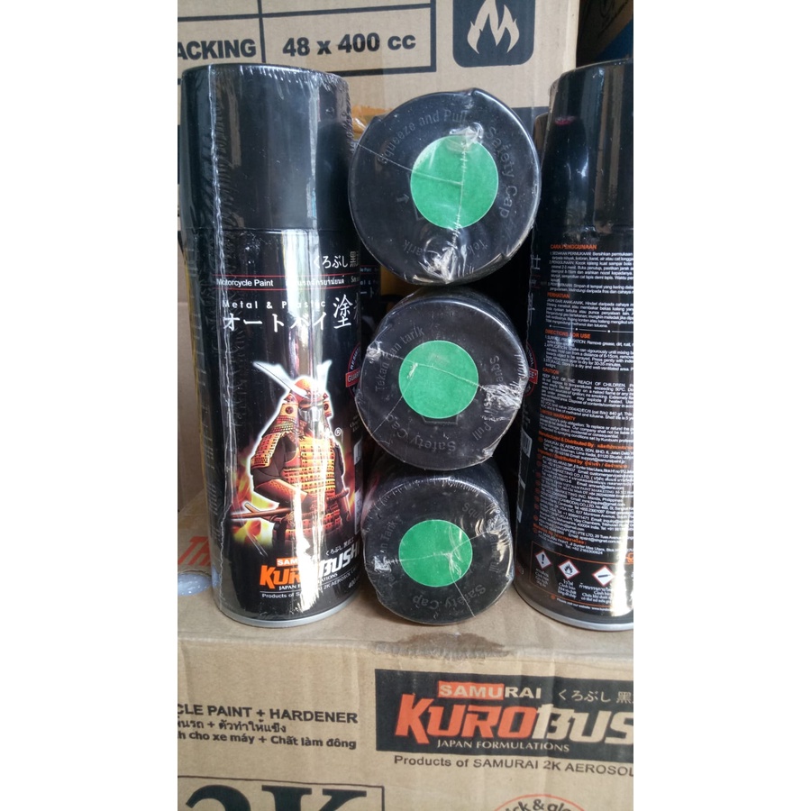 cat semprot samurai kurobushi pilok pilox samurai 1380 light jade 1380 400ml hijau muda metalic metalik