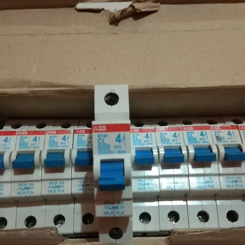 mcb ABB 4a modifikasi anti jeglek