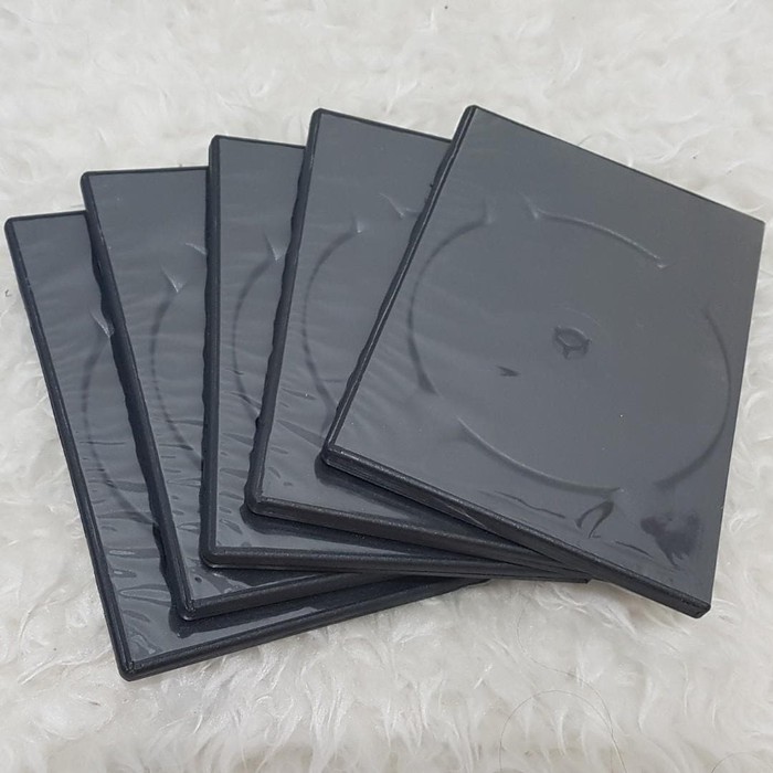 CD-DVD CASE/ TEMPAT CD-DVD (Double Side) BOX DVD HITAM