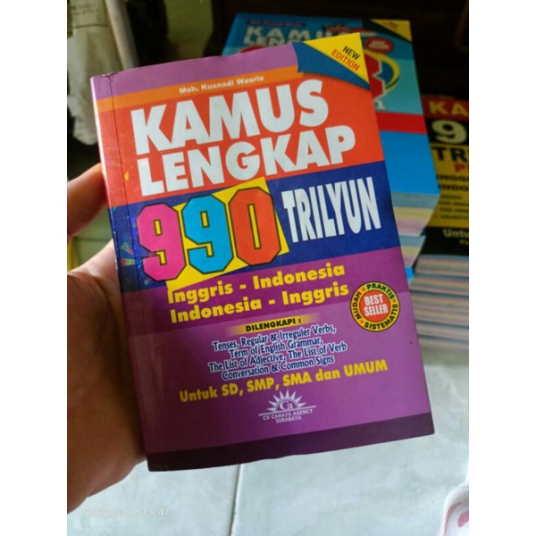 Buku Pelajaran Kamus Bahasa Inggris Indonesia - Indonesia Inggris-H