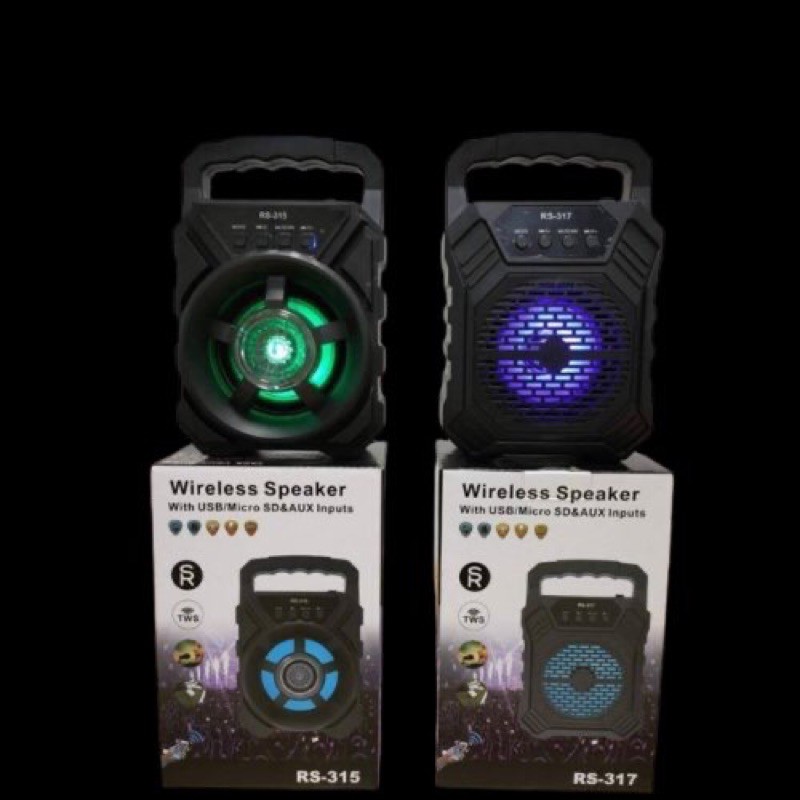 Speaker RS-315 RS-317 spekaer bluetooth portable