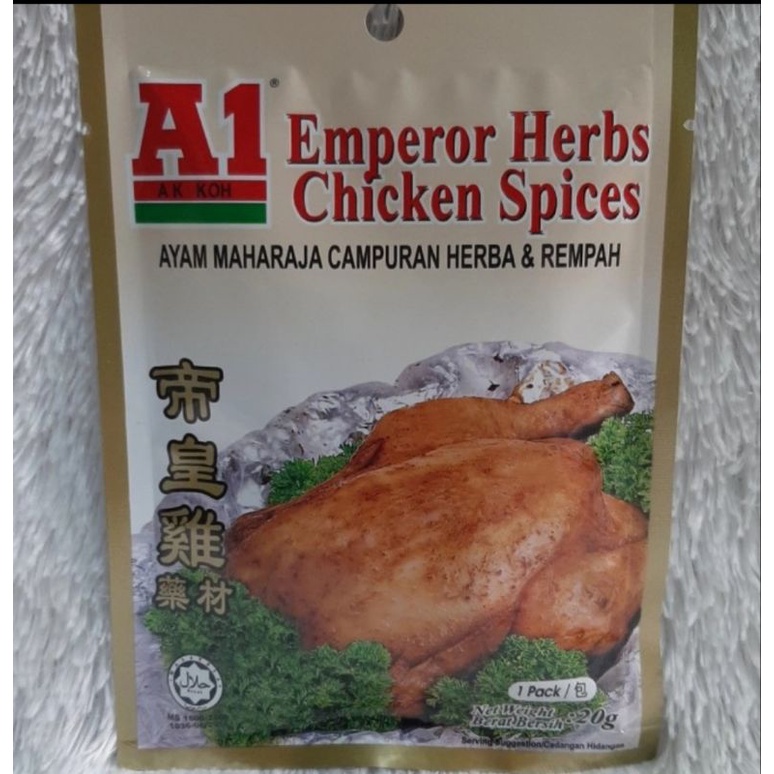 

A1 emperor herbs chicken spices ayam maharaja campur herba &rempah