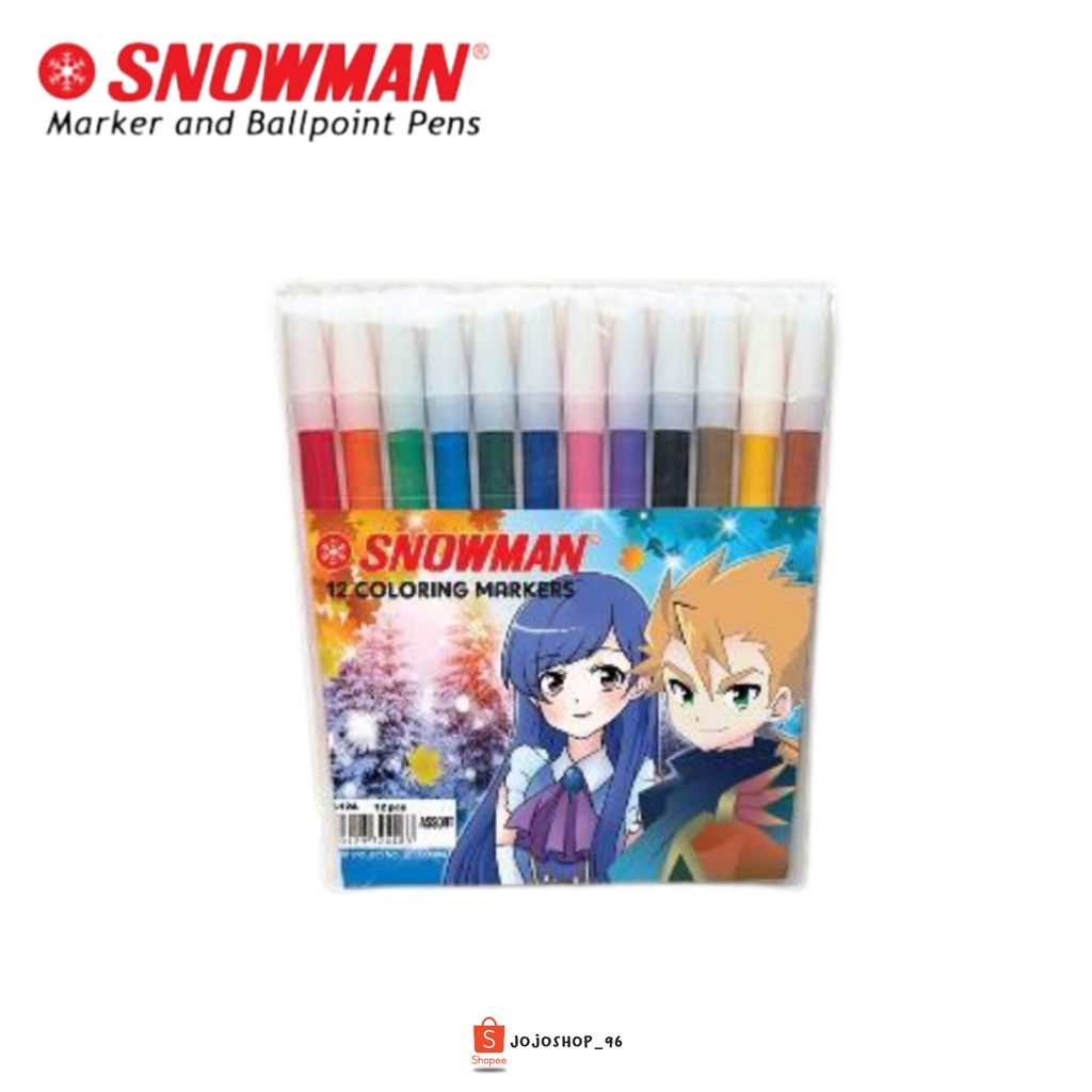 

Spidol SNOWMAN 12 Warna