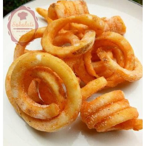 

Kualitas Terbaik - Kentang Curly McCain repack 500gr ala A&W