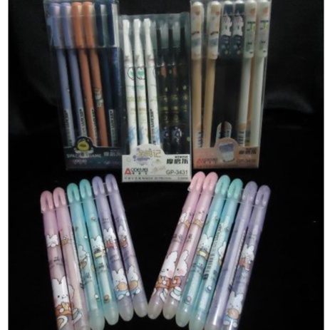 

(1pcs) pen bisa hapus/pen gel hapus/erasable pen/pen hapus lucu fancy ODEMEI