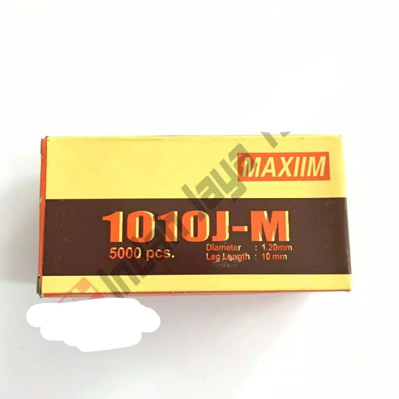 

MAXIIM 1010 J Isi Stapler 10 mm / Staples Paku Tembak Model U