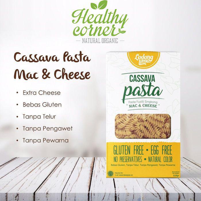 CASSAVA PASTA PASTA SINGKONG GLUTEN FREE MAC &amp; CHEESE LADANG LIMA