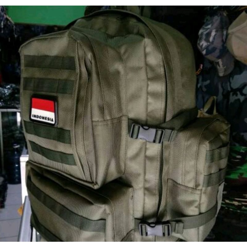 Tas ransel tentara hijau army Jumbo/tas punggung pria tactical/Tas model medis Kualitas super Kuat