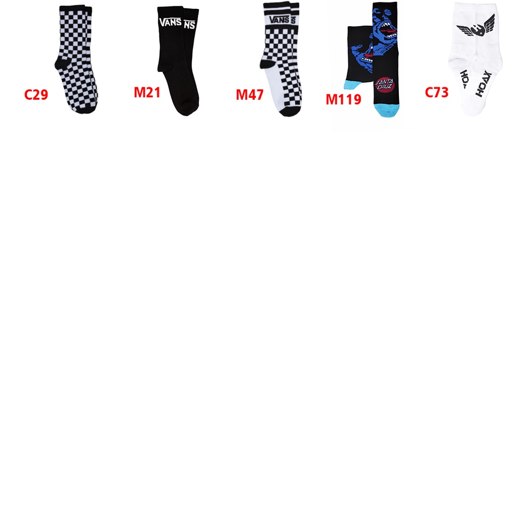 Kaos Kaki Motif Casual Oldschool/ Hype /Gaul /Skate BEBAS PILIH-6