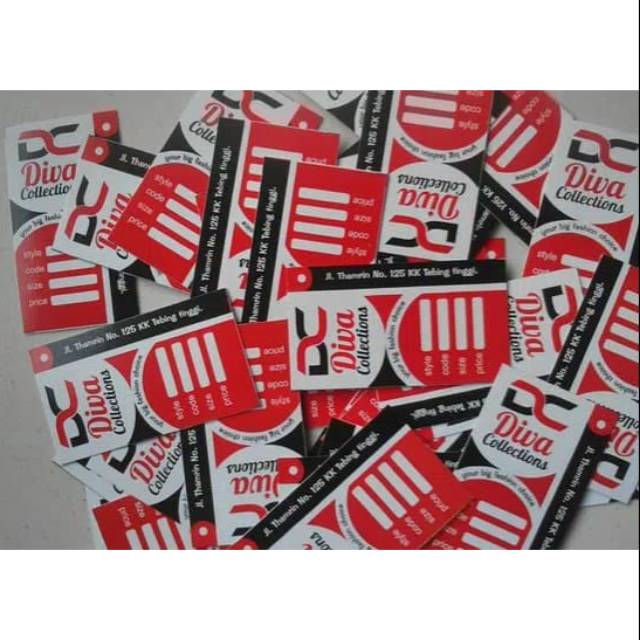 

Hang Tag 1Sisi Untuk Label Baju