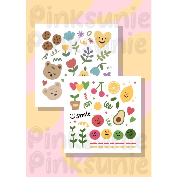 

STICKER SHEET JOURNAL DECO / STICKER DECO / STICKER AESTHETIC