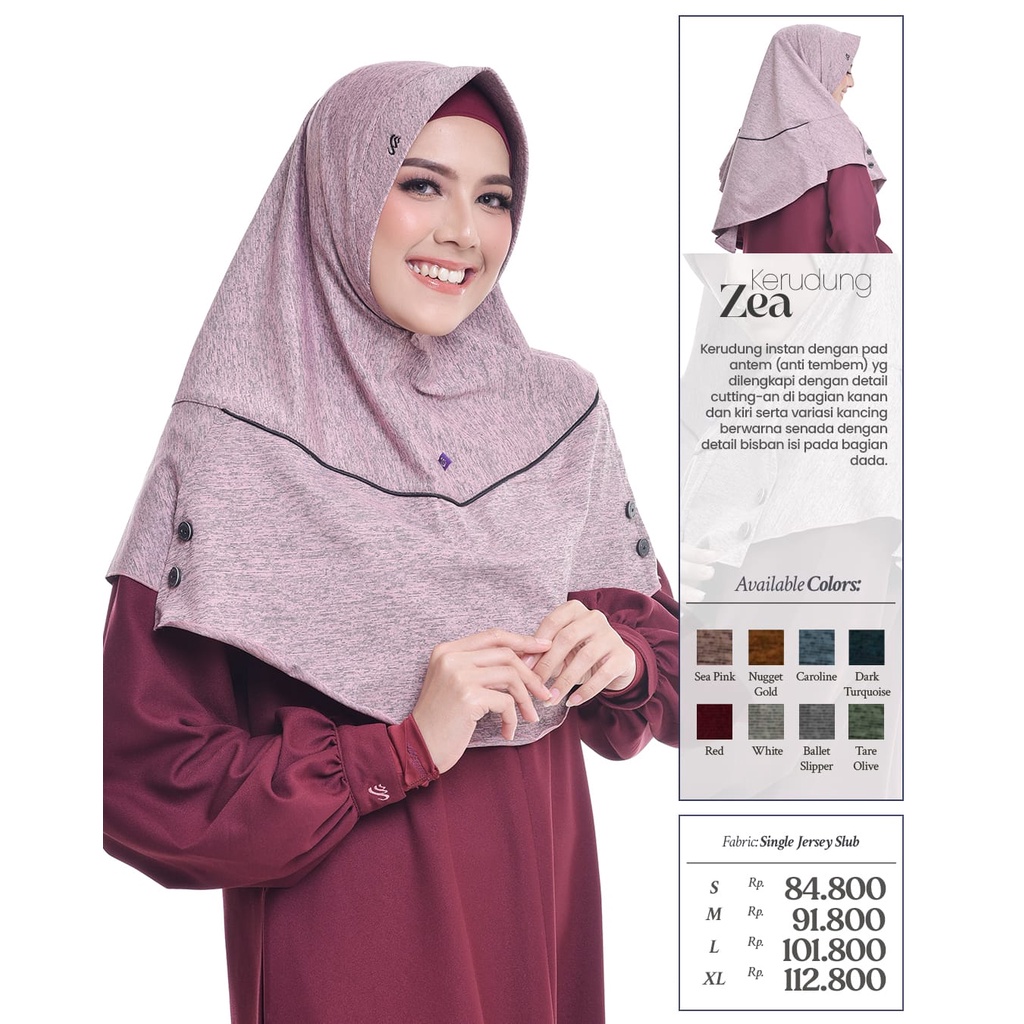 KERUDUNG INSTAN RABBANI ZEA - JILBAB RABANI ZEA