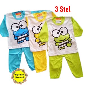 Setelan Bayi / Setelan Panjang Bayi / Baju Bayi laki laki 6- 12 bulan kaos oblong bayi