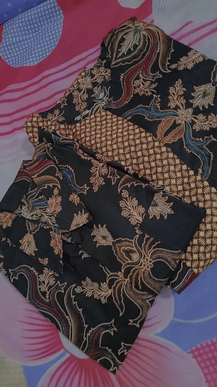 Batik Couple Gamis Dress Baju Tunangan