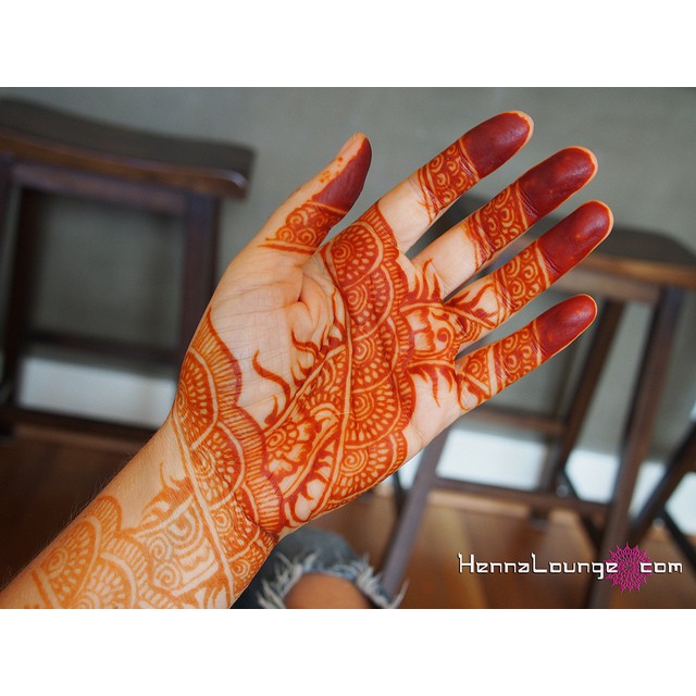 Paket Henna + Cetakan Tangan Golecha Hena Rangeela Rainbow - Orange