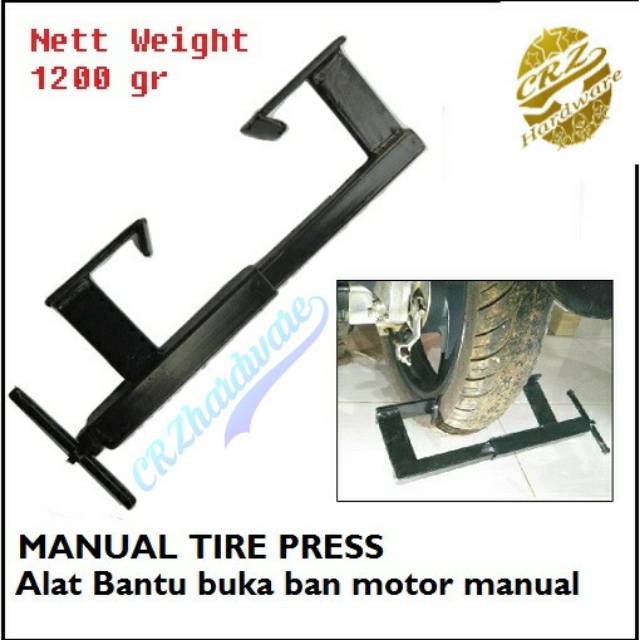 Alat Press Manual Buka Ban Motor Alat Bantu Pres Ban Tubles Manual Tire Press