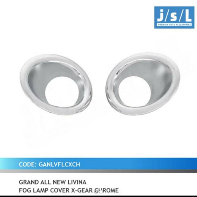 Cover foglamp grand all new Livina foglamp X-gear chrome jsl