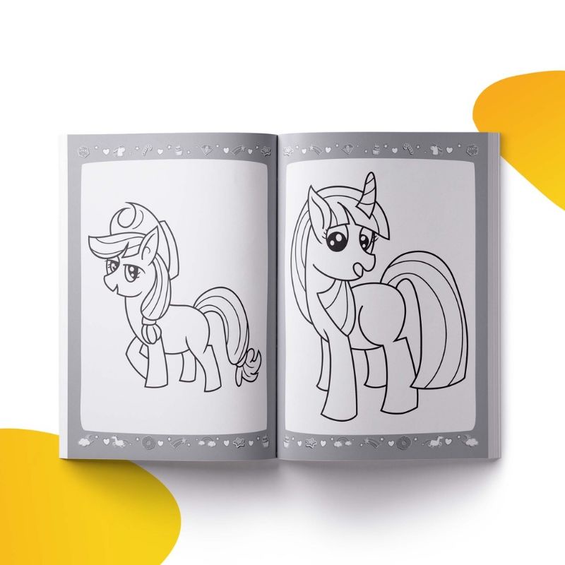 Coloring Book Cartoon Little Pony Buku Mewarnai Kartun Anak