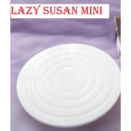 small mini revolving cake decor turntable / meja putar hias kue mini / lazy susan