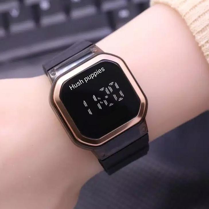 Lqs31au22a ‑ Jam Tangan Digital Segi Rubber LED Fashion Watch Sprot Warna Karet Jam Murah   S1176