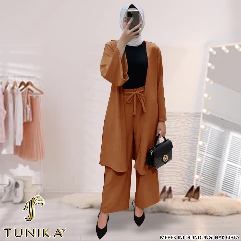 Baju Setelan Wanita Kekinian - One set Wanita - Setelan Tunik - Set Filanto - Lexoir-8