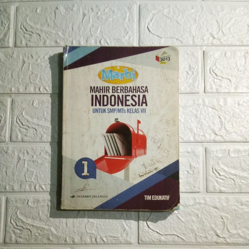 

Buku Mahir Berbahasa Indonesia (Marbi) Kelas 7 SMP, K13, Penerbit Erlangga