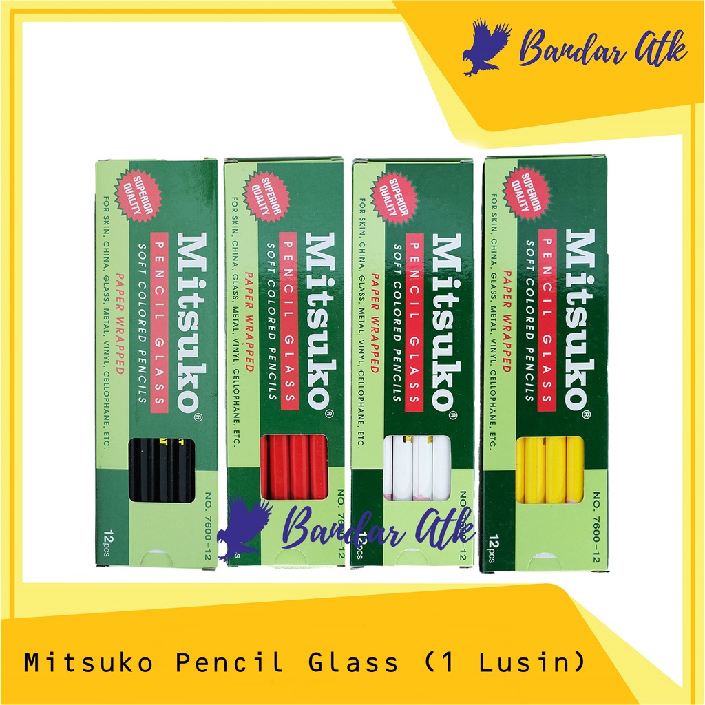 

Pencil Glass Mitshuko Pensil Kaca Pensil Kain [1 LUSIN]