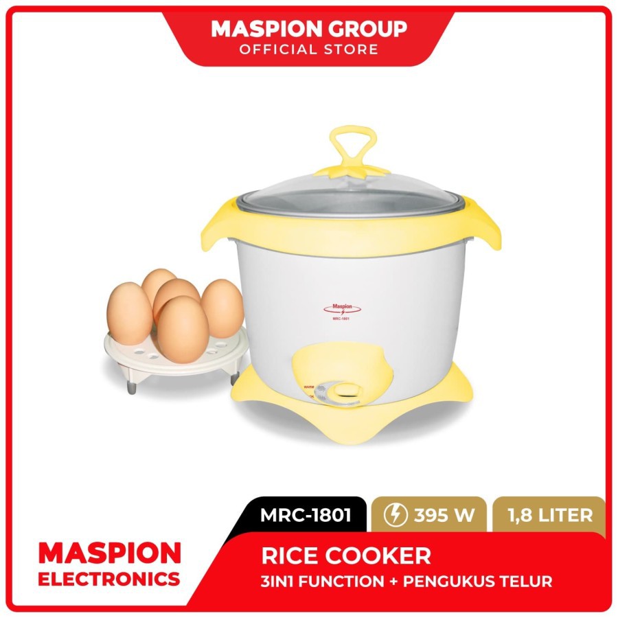 MASPION MRC 1801 - Magic Com 1,8 Liter / Rice Cooker 3in1