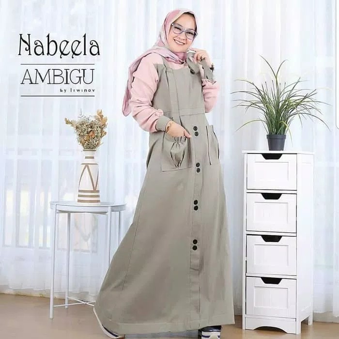 NABEELA OVERALL SET GAMIS MURAH BERKUALITAS