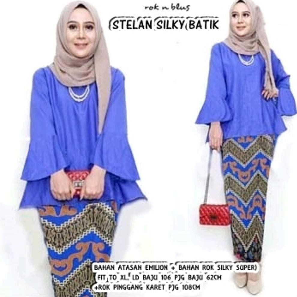 410 Koleksi Desain Baju Polos Rok Batik Gratis Terbaik