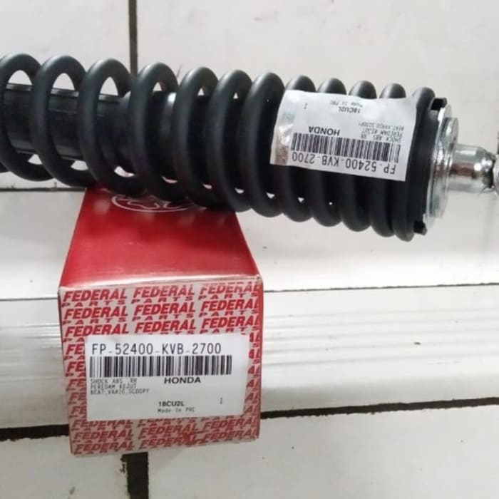 Shockbreaker Shock Belakang 300 Mm - Beat Vario Scoopy Karbu Asli Federal FP-52400-KVB-2700