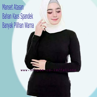 Baju Manset Daleman Gamis / Baju Manset Polos / Manset Spandek