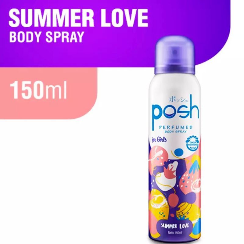 Posh Parfumed Body Spray 150ml (Khusus PULAU JAWA)