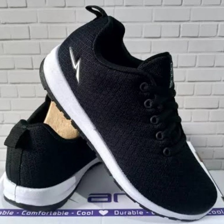 SEPATU SEKOLAH ANAK SD SMP SMA / SEPATU ANDO HITAM PUTIH HITAM POLOS/ SEPATU SEKOLAH THOMAS ANDO 33 sampai 43