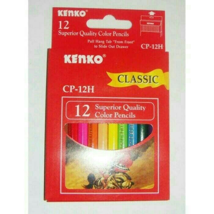 

WARNAPENSIL- PENSIL WARNA KENKO 12 WARNA PENDEK -PENSIL WARNA