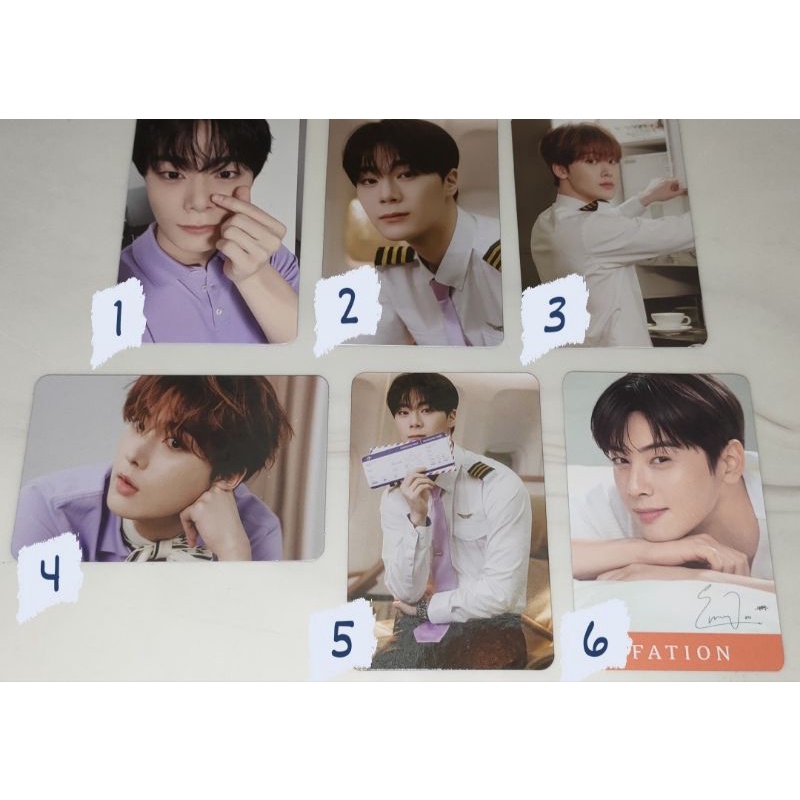 Photocard Astro AAF Official , Cha Eunwoo fation Official