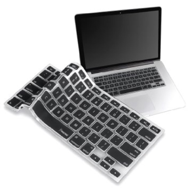 Silicone Keyboard Cover Protector Skin MacBook Air 13 inch A1466 A1369 2010-2017 &amp; Compatible with MacBook Pro 13/15 inch with/Without Retina Display, 2015 or Older Version