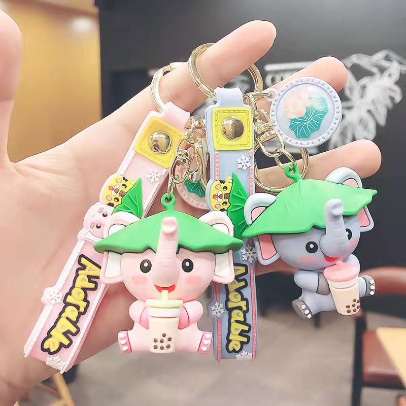 GANTUNGAN KUNCI GAJAH LUCU / KEYCHAIN ELEPHANT / GAJAH TIDUR / SLEEPING ELEPHANT