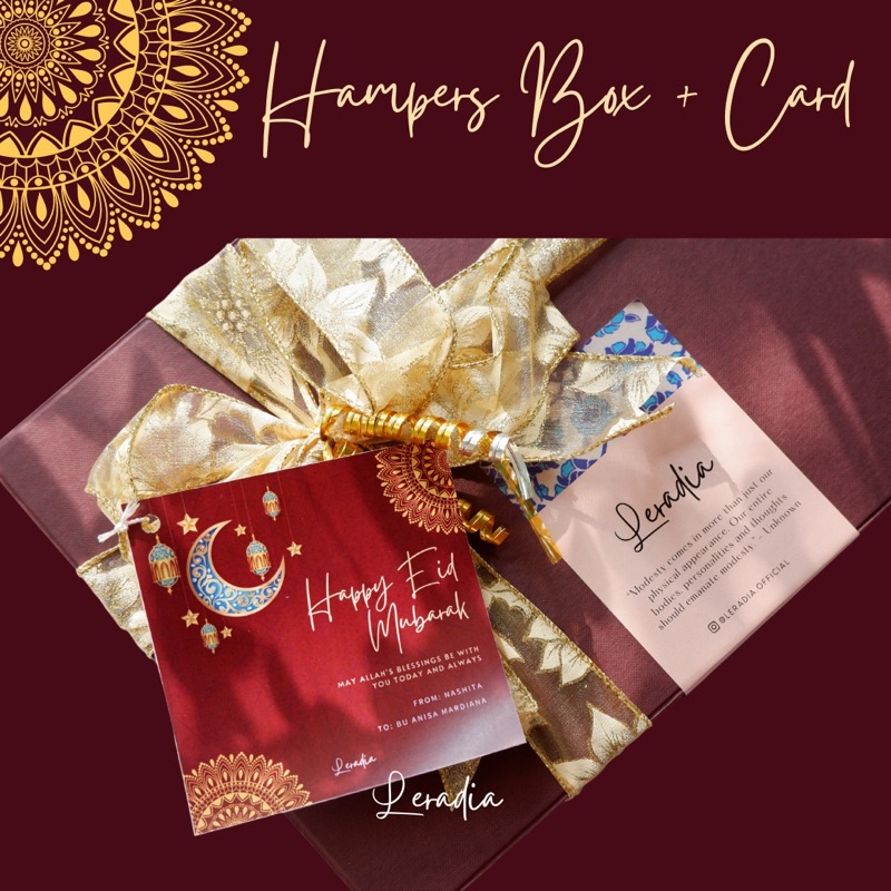 

Hampers Box + Ied Card