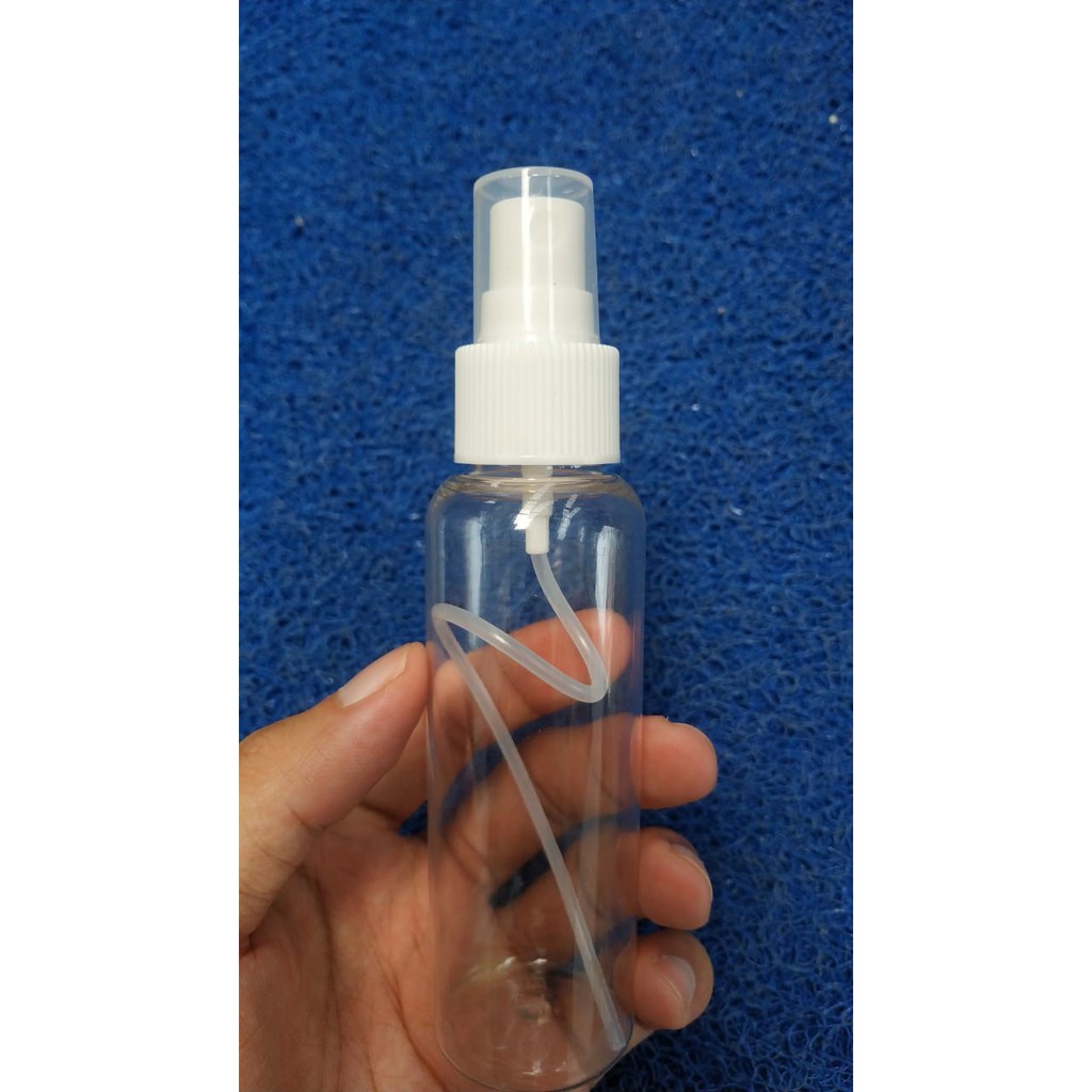 Botol SPRAY sprai Bright PET 100 ml 100ml Bening Clear Transparan