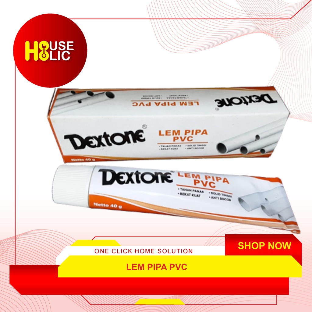 Dextone Lem Pipa PVC / Lem Paralon Dextone PVC