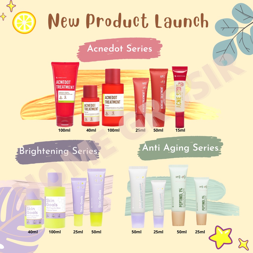 Somethinc Basic Series | Acnedot Treatment | Treatment Toner | Treatment Gel | Acne Shot Spot Gel | 