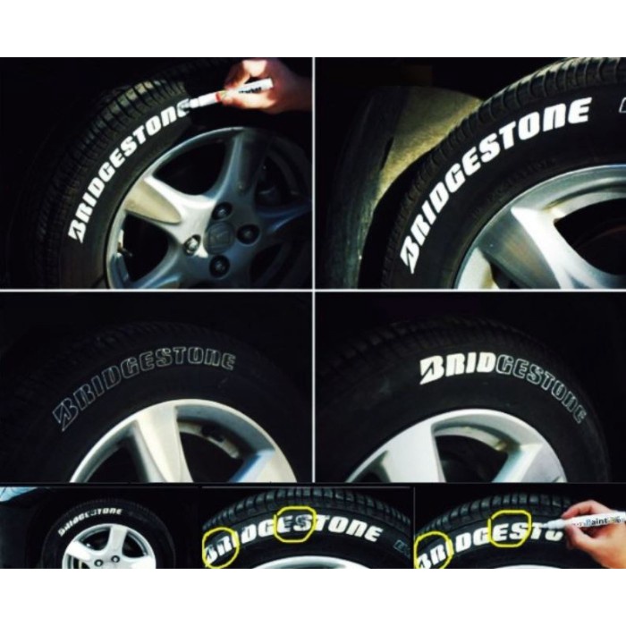 Spidon Ban Permanen Anti Air Spidol Ban Toyo Paint Marker Mobil