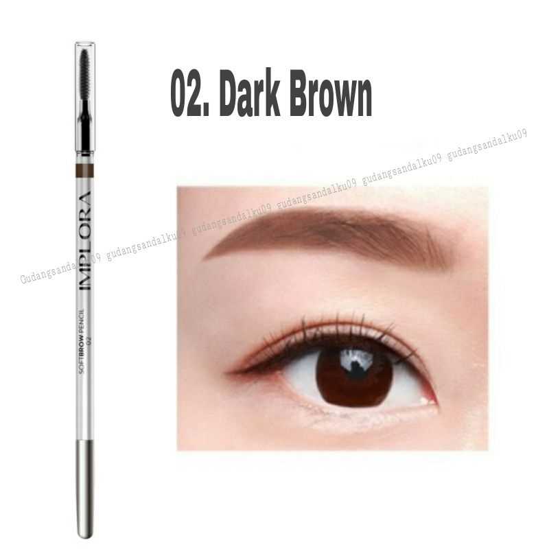 Pensil Alis Implora - Soft Brow Pencil 100% ORIGINAL