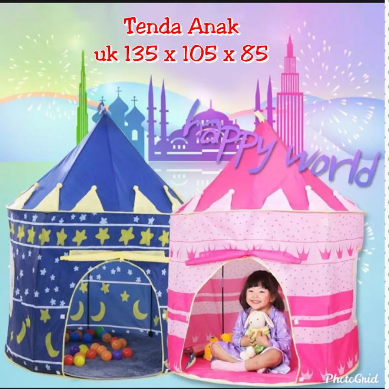 Tenda Anak Castle Jumbo Cowok Cewek