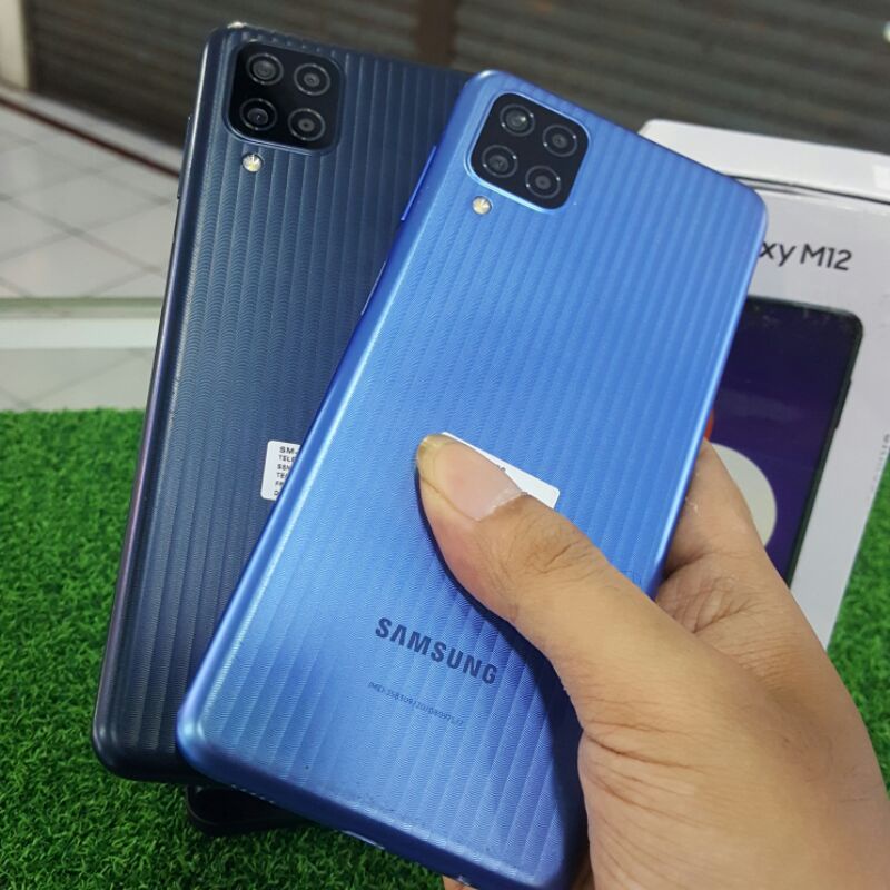 Samsung M12 ram 4gb second bekas pakai mulus fullser original resmi-8